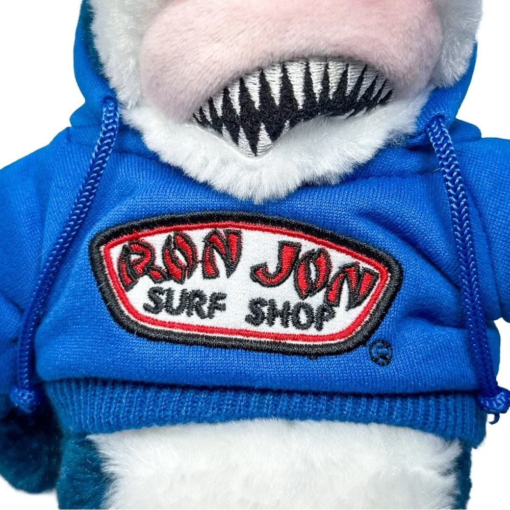 Ron Jon Surf Shop Mako Shark Plush The Petting Zoo Blue Hoodie Stuffed Animal